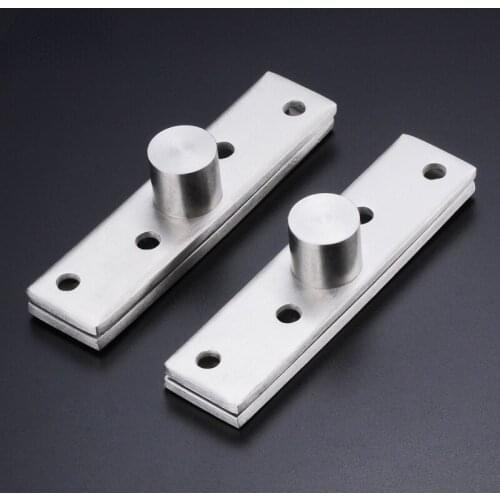 360 Degree Rotation Axis 75mm 95mm Stainless Steel Up and Down Doors Rotating Hinges Location Shaft Hidden Pivot Hinge