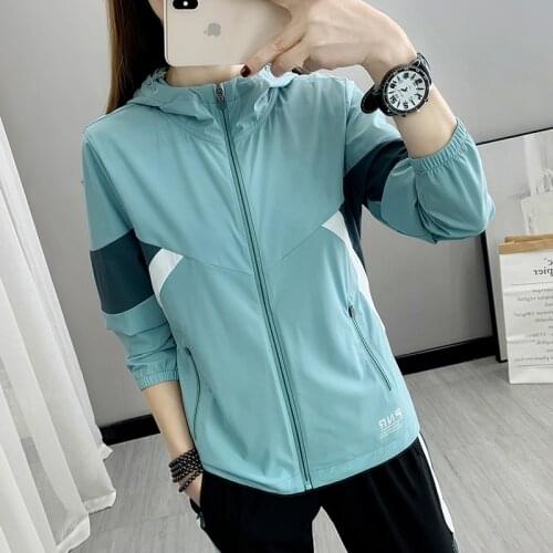 Women Jacket Quick Dry Skin Windbreaker Sun Protection Clothes Men Hooded Outwear Outdoor Sport Camping Hiking Plus Size Coats