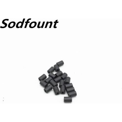 100pcs Hollow magnetic beads 3.5*1.5mm Two triode anti-interference magnetic ring Nickel zinc ferrite through magnetic flux