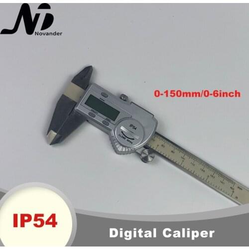 150mm 6 inch LCD Digital Electronic Vernier Caliper Stainless Steel High Accuracy Micrometer Industrial grade Measuring Tool