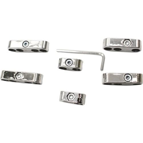 6Pcs New Spark Plug Wire Cord Separators 7mm 8mm Universal For Chevy Ford