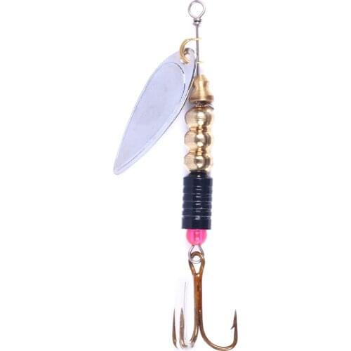 8.5CM-11G Spinner Fishing Lures Wobblers CrankBaits Jig Shone Metal Sequin Trout Spoon for Carp Fishing