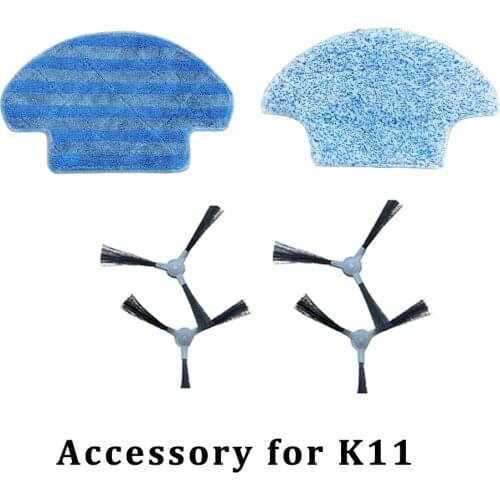 Accessories For K11 Vacuum Cleaner Robot Dishcloth, Side Brush,Mop,Filter