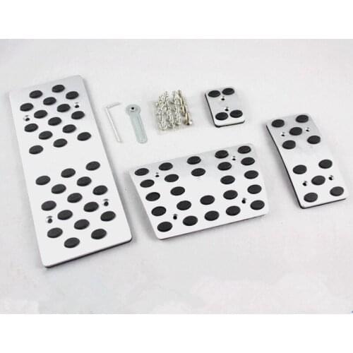 Aluminium Fuel AT Foot Pedal Cover fit For Lexus RX330 350 IS200 250 300 LX430 GX300 LS400 pedales