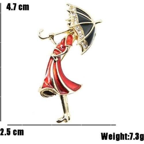 Cartoon Brooch Enamel Butterfly Badge Rhinestones Faux Pearl Pendant Lapel Pin Cute Dresses Hat Scarf Decor Accessory W15