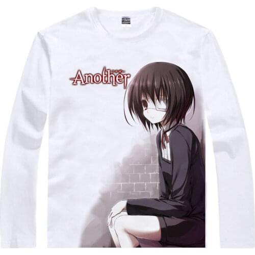Another T-Shirt Mei Misaki Shirt Causal Long t-shirts Anime & Manga Pretty Cool Long sleeves t-shirts anime gift Cartoon Cute a