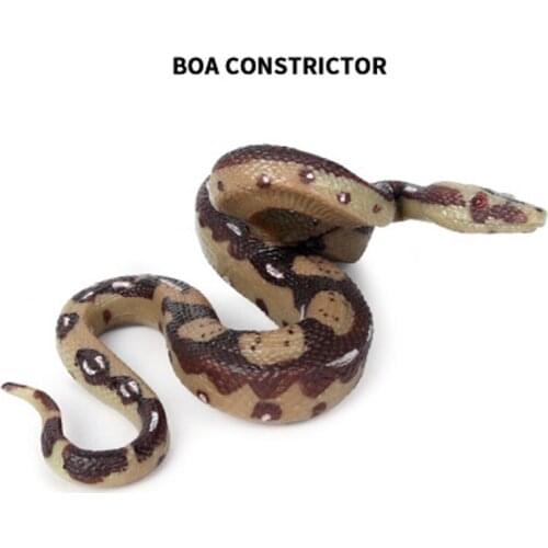 1Pcs Simulated wild animal snake toy hovering boa constrictor Educational Learning Toys for children kids for fun/learning