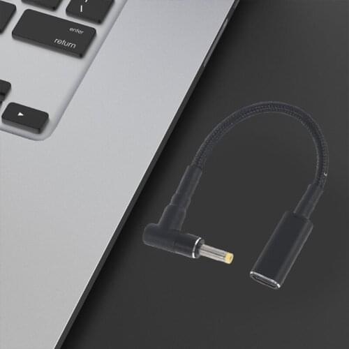 R58A Light Weight Type-C Female to DC 4X1.7mm Cable PD 100W Digtal Product Accessories Durable Data Sync Wire