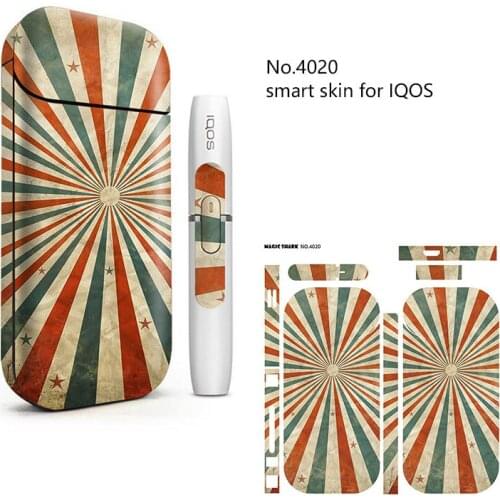 Magic Shark 2021 New Fashion Ultra Thin Sticker for IQOS 2.4 Plus E Cigarette Cover Sticker for IQOS 2.4 Plus 4016-4025