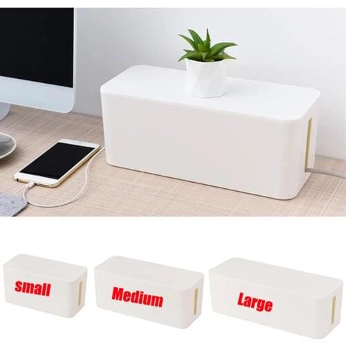 Multifunctional Anti-leakage Power Storage Box Office Desktop Set-top Box Socket Terminal Board Management Household Wire Box
