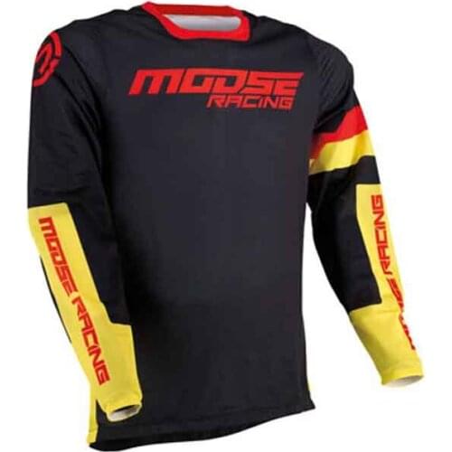 2021 Mens team jersey Long sleeve Enduro bmx moto MTB motocross jersey Maillot Hombre DH MX Cycling Downhill jersey