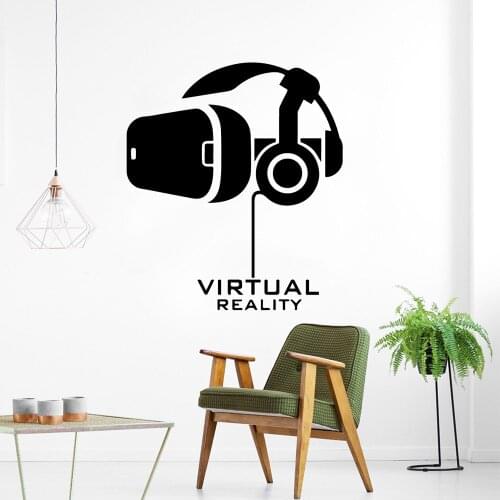 Virtual Reality Wall Sticker Removable Wallpaper For Babys Room Decoration Decoration Murals stickers muraux