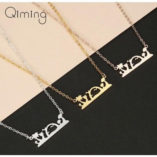 Stainless Steel Coconut Tree Pendant Necklace Women Girls Summer Jewelry Gold Silver Necklaces Collier