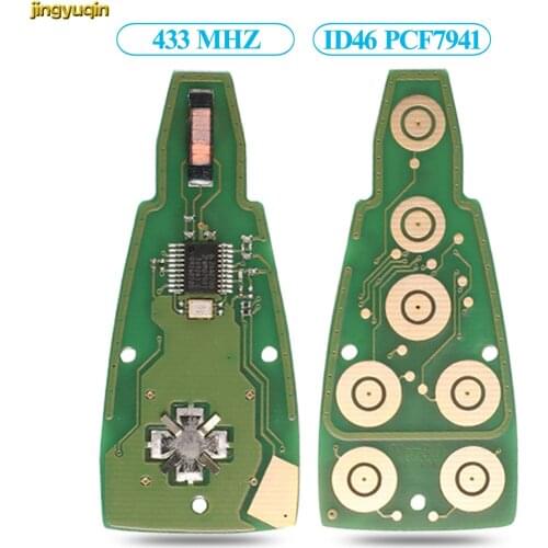 Jingyuqin Remote Smart Car Key Board 433MHZ ID46 PCF7941 Chip For Chrysler Town & Country For Jeep For Dodge Magnum Durango