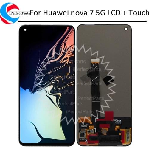 Original For Huawei Nova 7 5G LCD JEF-AN00 JEF-NX9 JEF-AN20 Touch Panel Screen Digitizer Pantalla For Honor 30 Display BMH-AN10