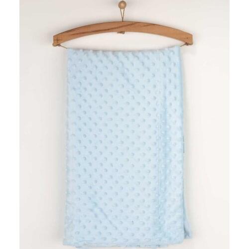 Blue Size 85x90 Cm Baby Blanket Embossed Ultra Soft Male Babies Blankets Comfortable Swaddle toddler Stroller Useful Covers model