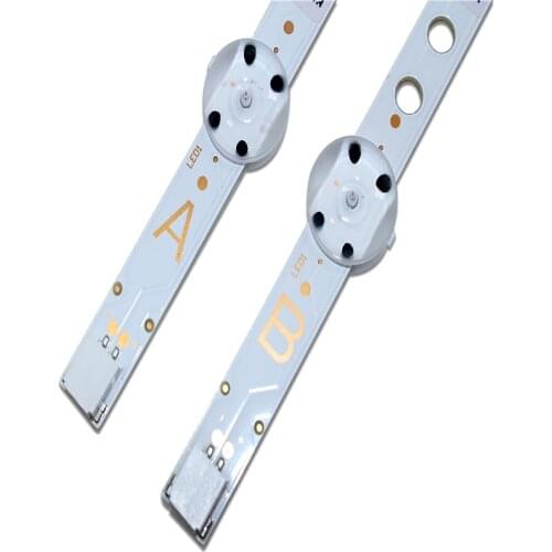 4Pieces(2*A,2*B)49" LED Backlight Strips for TOSHIBA LUXOR SVV490A64_Rev00_A/B_170405 LUX0149003/01 49U6863DB