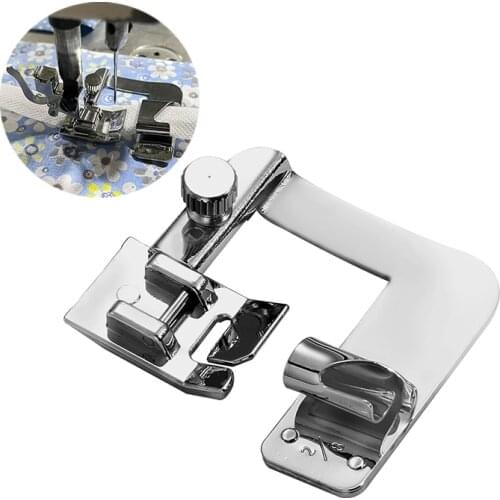 1PC 6/9/13/19/22mm Domestic Sewing Machine Foot Presser Foot Rolled Hem Feet For Brother Singer Sewing Accessories