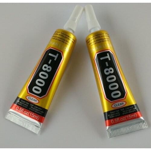 10pcs 15ml T-8000 needle type mobile phone screen clear glue DIY craft jewelry drill beauty drill epoxy resin adhesive