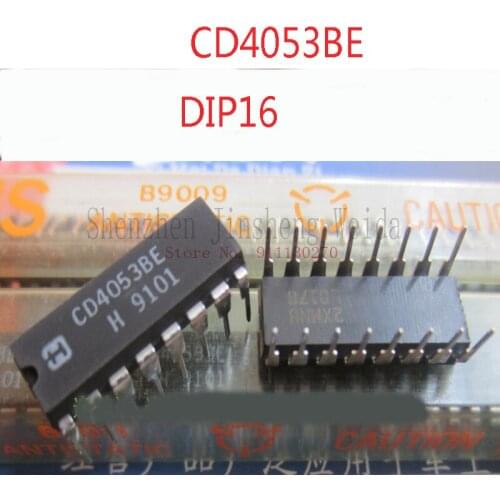 10pcs/lot HAR CD4053BE DIP16 CD4053 In Stock new and original IC