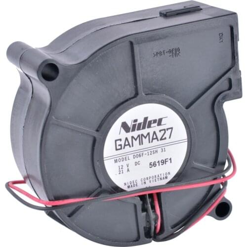 COOLING REVOLUTION D06F-12SH 6cm 6023 12V 0.21A 2-wire centrifugal turbine blower fan