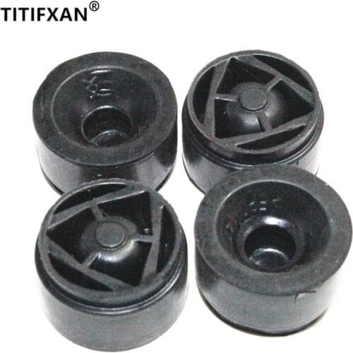 4PCS Car engine decorative plates upper cover guard buffer rubber pier block cushion damping for BMW X1 X3 X5 X6/320 520 525