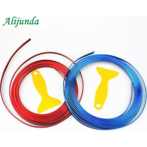 5m car side interior parts PVC door trim belt car dashboard mold trim decoration belt car modeling
