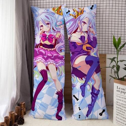 Anime NO GAME NO LIFE Pillow Case Cosplay Kawaii Cartoon Prop Accessories