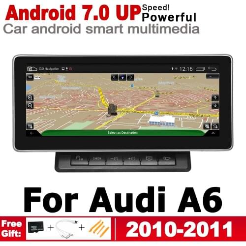 Car Android Multimedia player MMI 2G MMI 3G For Audi A6 4F 2010~2011 touch screen GPS Navigation Carplay wifi bluetooth