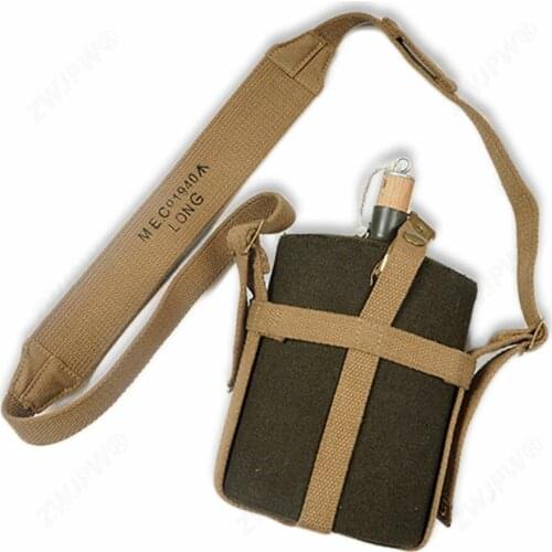 WWII WW2 UK BRITISH ARMY P37 MILITARY SOLDIER WATER BOTTLE CANTEEN WITH STRAP