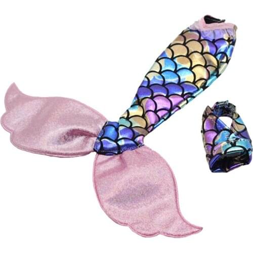 C5AA One Set Doll Cosplay Clothing Similar Fairy Tale BeautyFish Tail Wedding Dress