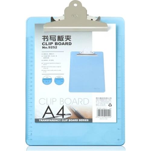 A4 Clip Board With Scale, Portable Writing Board Pad Stationery, Hanging File Document Board Clip Pads Office Writing Mat