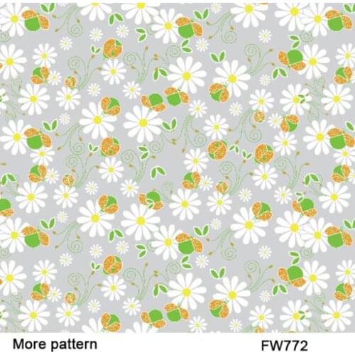 FW008 Printing Materials 50 square Width 0.5m colorful flower water transfer printing film