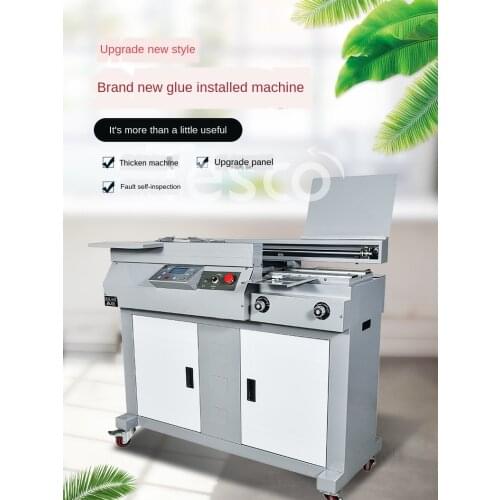 Glue binding machine Tender book binding machine Hot melt glue binding Wireless automatic large-scale graphic printing equipment