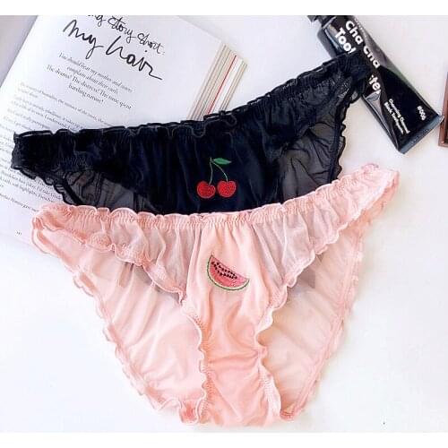Sexy Lingerie Set Women Girls Lace Underpant Panties Comfort Cotton Nylon Underpants Solid Color Female Lady Briefs Panty