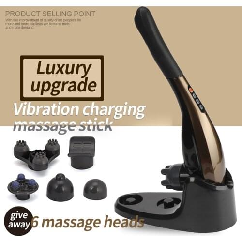Slimming Massager Household Electric Dolphin Massage Stick Cervical Body Massage Roller Waist Massage Instrument Pain Relief