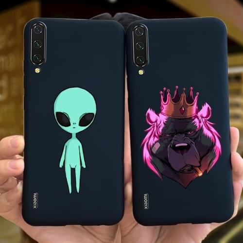 Cool Fashion Case For Xiaomi Mi CC9 CC9E Funda Mi CC9 Pro Phone Cases Black Silicon Soft Back Cover For Xiaomi CC 9E 9 Pro Coque