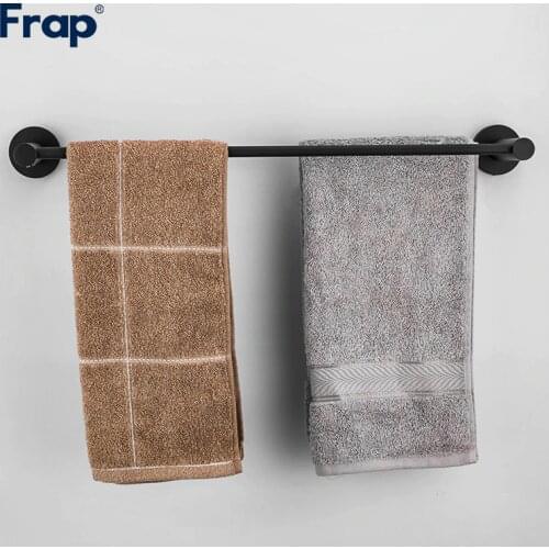 Frap modern Style Wall Mounted Paste 60cmTowel Bars Bathroom Towel Hanger Bathroom Ace Shelf Bathroom Accessories F30201/ F30209