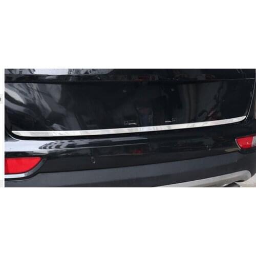 Fit For Kia Sportage QL 2016 2017 Chrome Rear Trunk Tail Gate Door Lid Cover Boot Trim Edge Protector Molding Strip Garnish