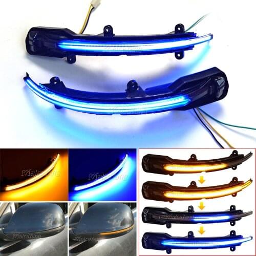 Dynamic Blinker LED Turn Signal Light For Audi Q5 SQ5 8R Q7 4L Rearview Mirror Indicator Sequential Lamp 2010 2011 2012 2013