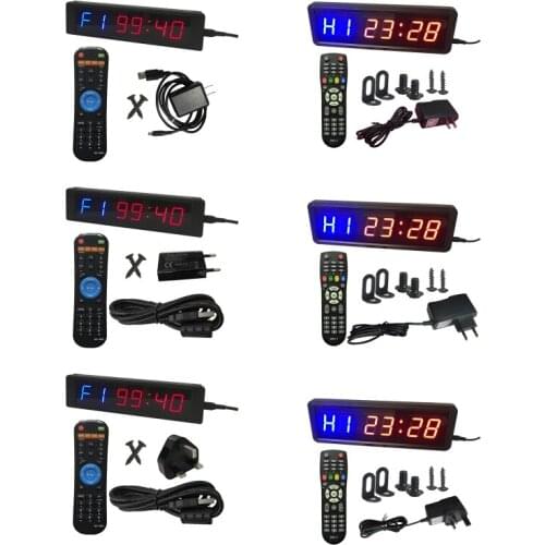 Gym Timer Stopwatch with Remote for Gym Fitness Training Ideal Interval Timer L4MB