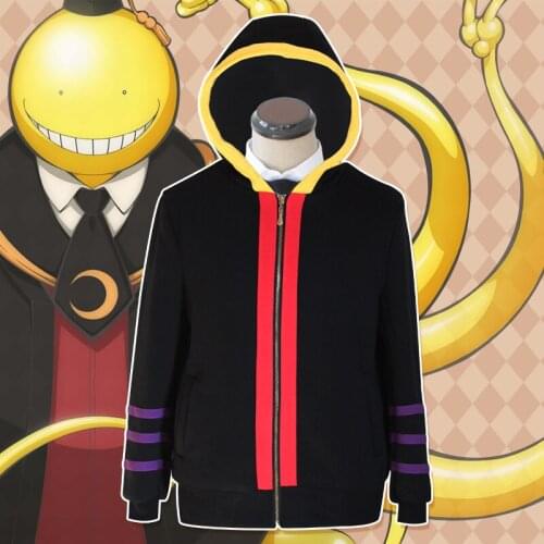 Assassination Classroom thick warm Hoodies men women jackets and coats Ansatsu Kyoushitsu hoodie cosplay costume boys clothes