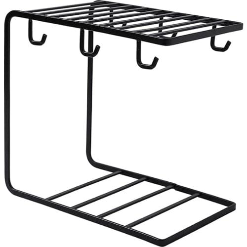 Creative Japanese Wrought Iron Cup Holder Kitchen Dining Rack Home Mug Coffee Cup Rack