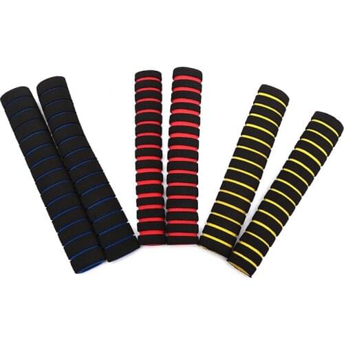 2Pc/1Pair Bike Racing Bicycle Motorcycle Handle Bar Foam Sponge Grip Cover Non-slip 20-22cm