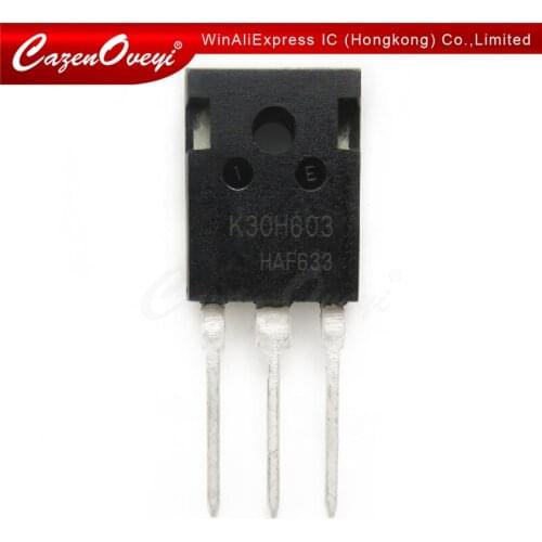 5pcs/lot IKW30N60H3 TO-3P K30H603 TO-247 IKW30N60 In Stock