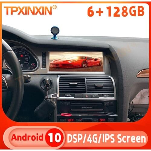 Android 10.0 6+128G Car Radio For Audi Q7 2010-2015 Multimedia Player GPS Navigation Auto Stereo Tape Recoder Head Unit Carplay
