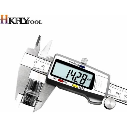 Digital Display Stainless Steel Calipers 0-150mm 0-200mm 0-300mk Fraction/MM/Inch LCD Electronic Vernier Caliper