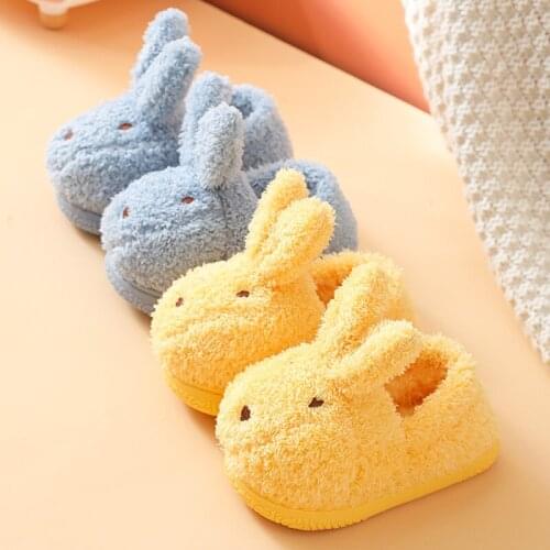 Winter Kids Baby Home Slippers Children Shoes Cartoon Indoor Shoes Girls Slippers Non-slip Boys Cotton Shoes Warming Slipper
