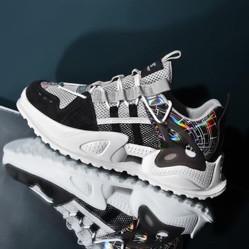 Fashion Men Running Shoes Breathable Lightweight Sneakers Men Chunky Shoes High Quality Non-slip All-match Sneakers