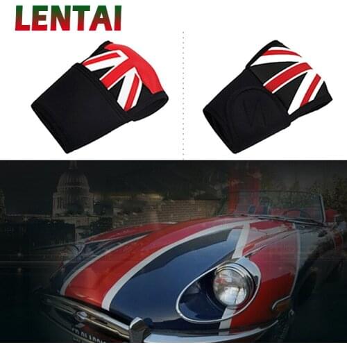 LENTAI For Renault megane 2 3 duster captur clio 4 Nissan qashqai j11 juke tiida Jaguar 1Pc Car Gear Shift Collars Cover Leather